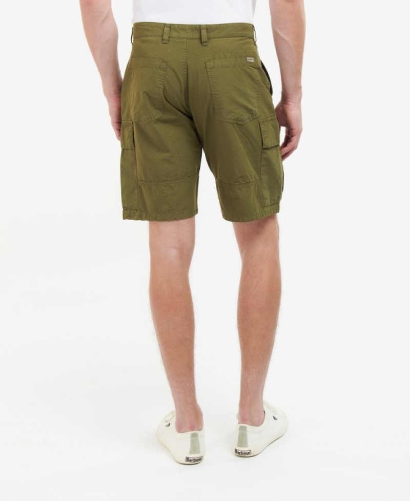 Short Barbour Essential Ripstop Cargo Hombre Verdes Mexico | F0Q50950