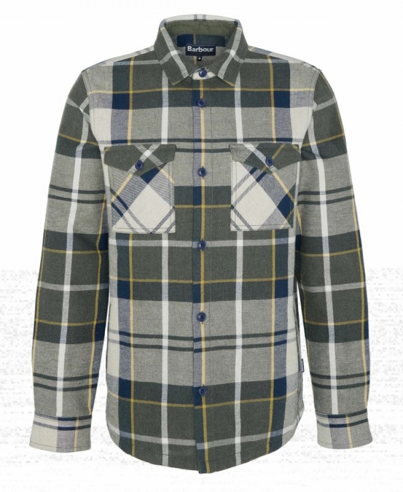 Sobrecamisa Barbour Cannich Hombre Multicolor Mexico | C9O08563