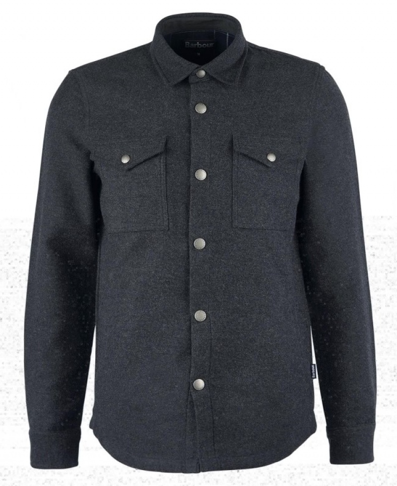 Sobrecamisa Barbour Carrbridge Hombre Grises Mexico | W2Z99450