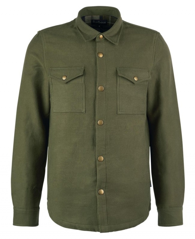 Sobrecamisa Barbour Carrbridge Hombre Verdes Mexico | V5H52200