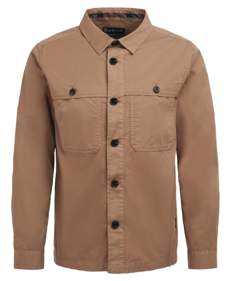 Sobrecamisa Barbour Sidlaw Hombre Marrom Mexico | R6H84372