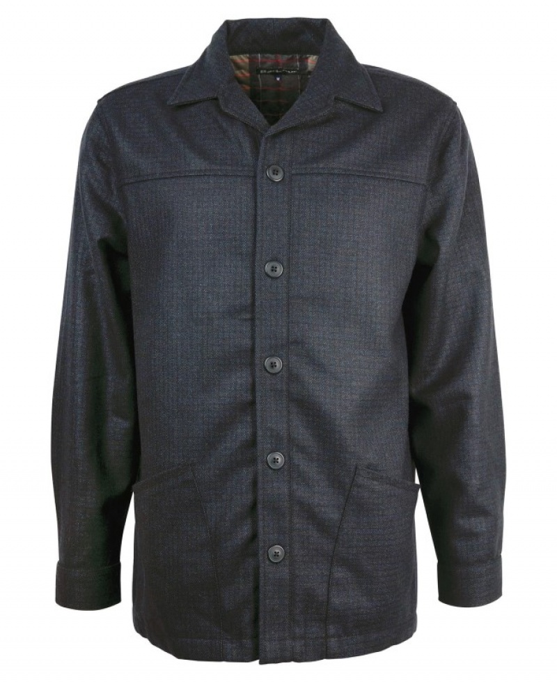 Sobrecamisa Barbour Stonefort Regular Fit Hombre Grises Mexico | U8E69965