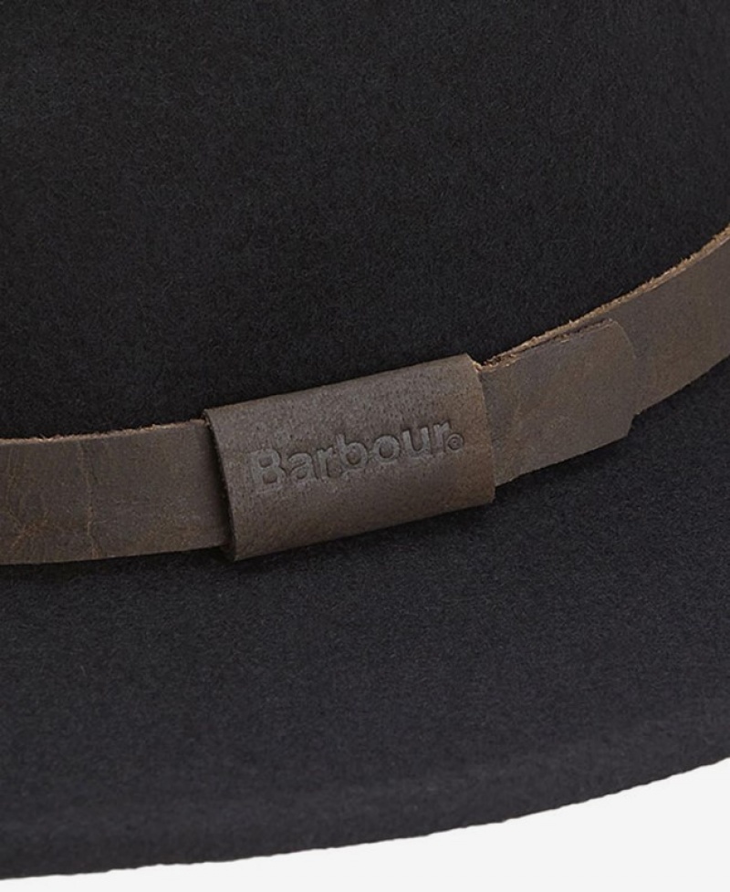 Sombreros Barbour Crushable Bushman Hombre Negros Mexico | A8I84085