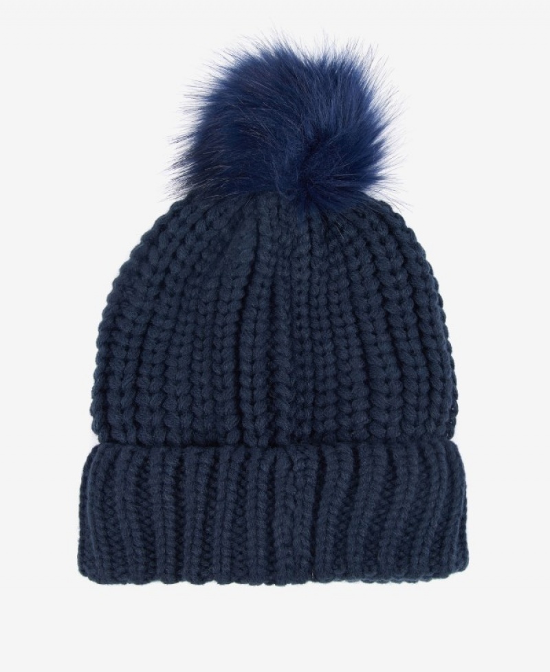 Sombreros Barbour Saltburn Beanie Mujer Azules Mexico | Q5G23287