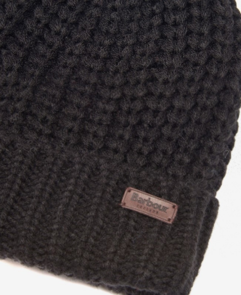 Sombreros Barbour Saltburn Beanie Mujer Negros Mexico | E6T27469