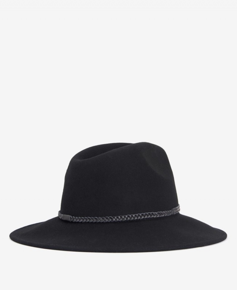 Sombreros Barbour Tack Fedora Mujer Negros Mexico | U5W99603