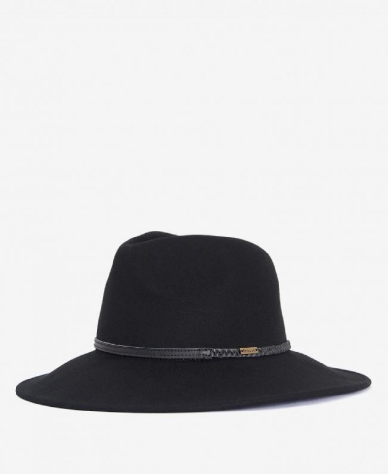 Sombreros Barbour Tack Fedora Mujer Negros Mexico | U5W99603