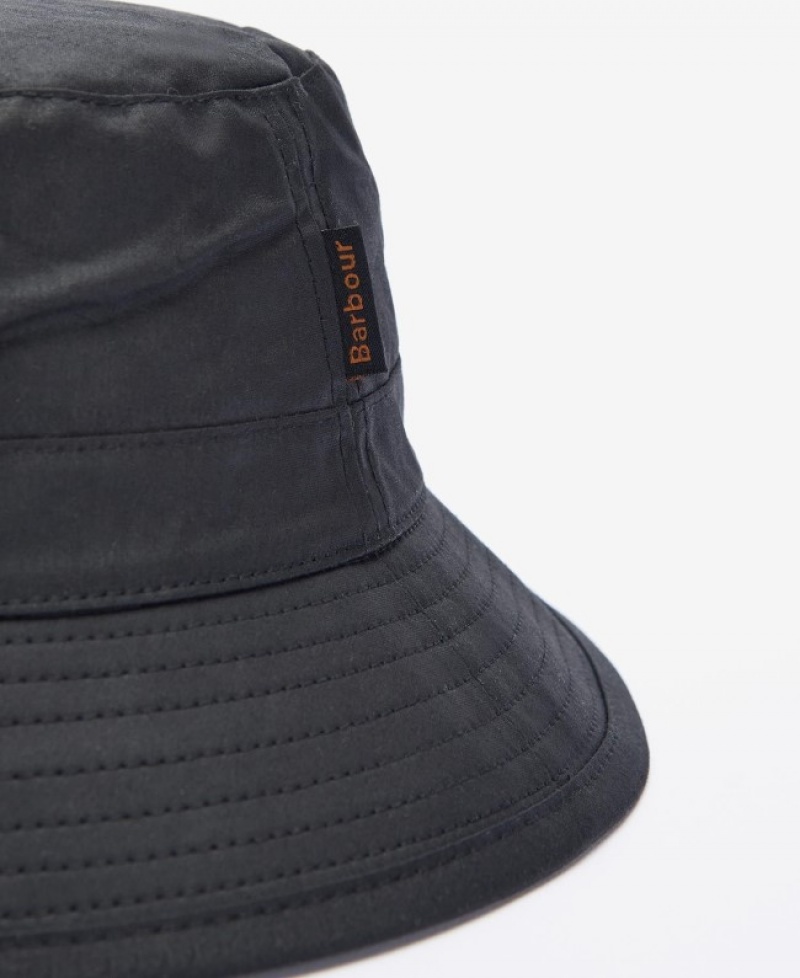 Sombreros Barbour Wax Bucket Hombre Negros Mexico | B1G24467