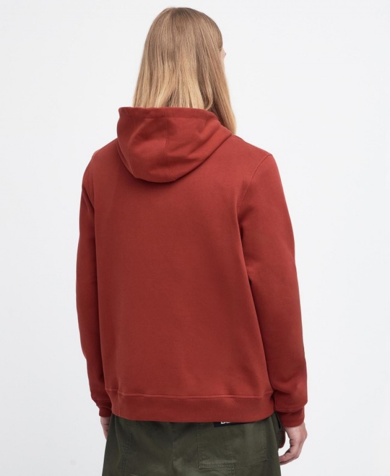 Sudadera con Capucha Barbour x Maison Kitsuné Fox Head Mujer Rojos Mexico | H1U51655