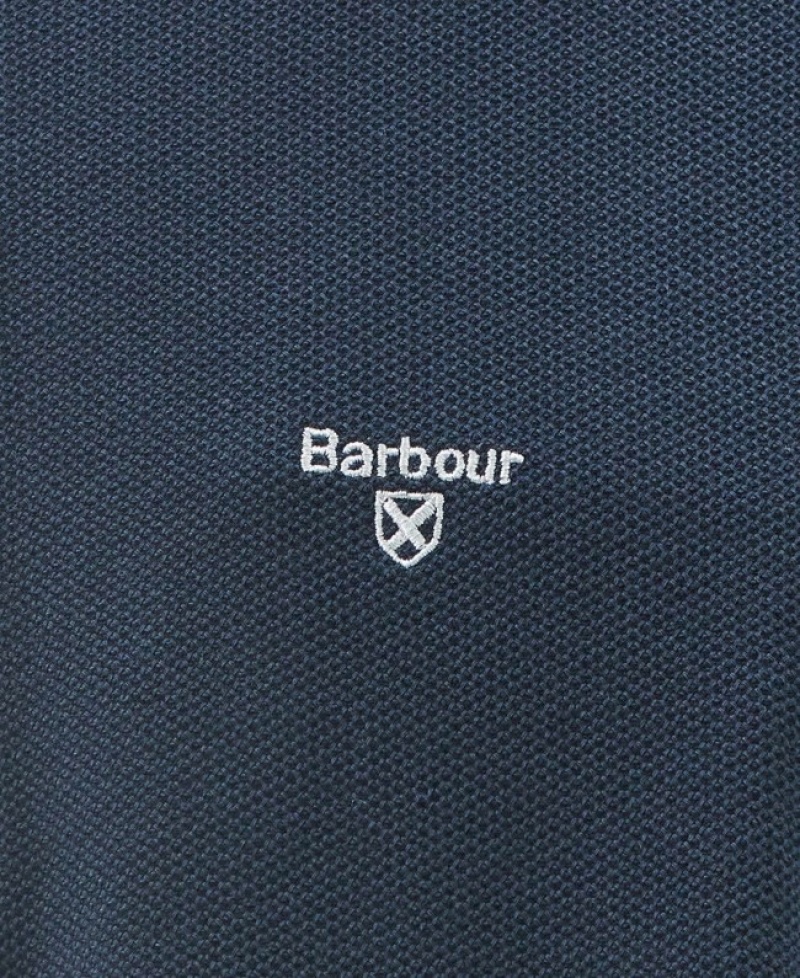 Sudaderas Barbour Birkrigg Half Zip Hombre Azul Marino Mexico | P5Z08943