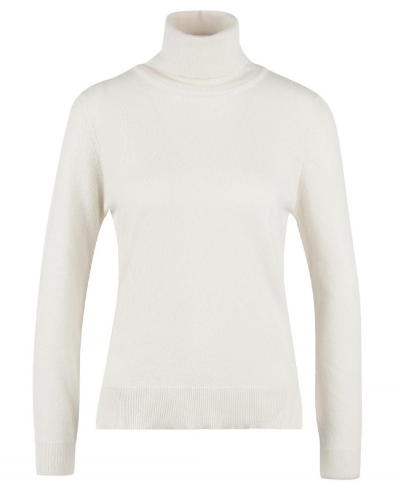 Sudaderas Barbour Pendle Roll-Neck Mujer Blancos Mexico | P4N69102