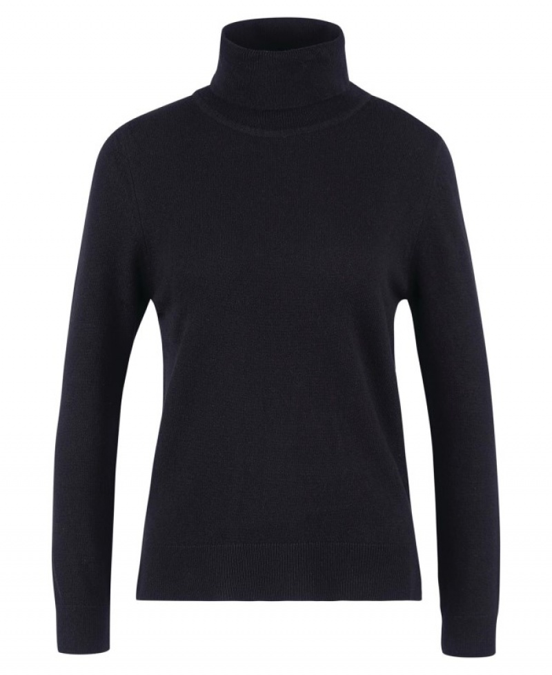 Sudaderas Barbour Pendle Roll-Neck Mujer Negros Mexico | K6Q54966