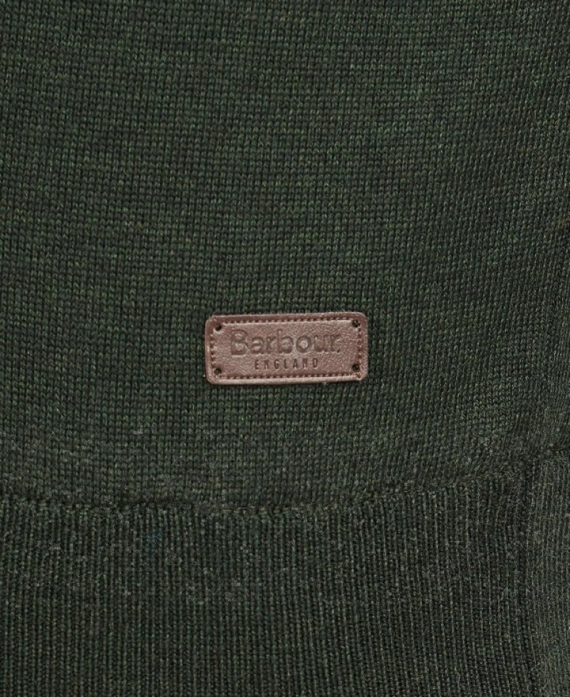 Suéteres Barbour Gamlan Half Zip Hombre Verdes Mexico | I5M23503