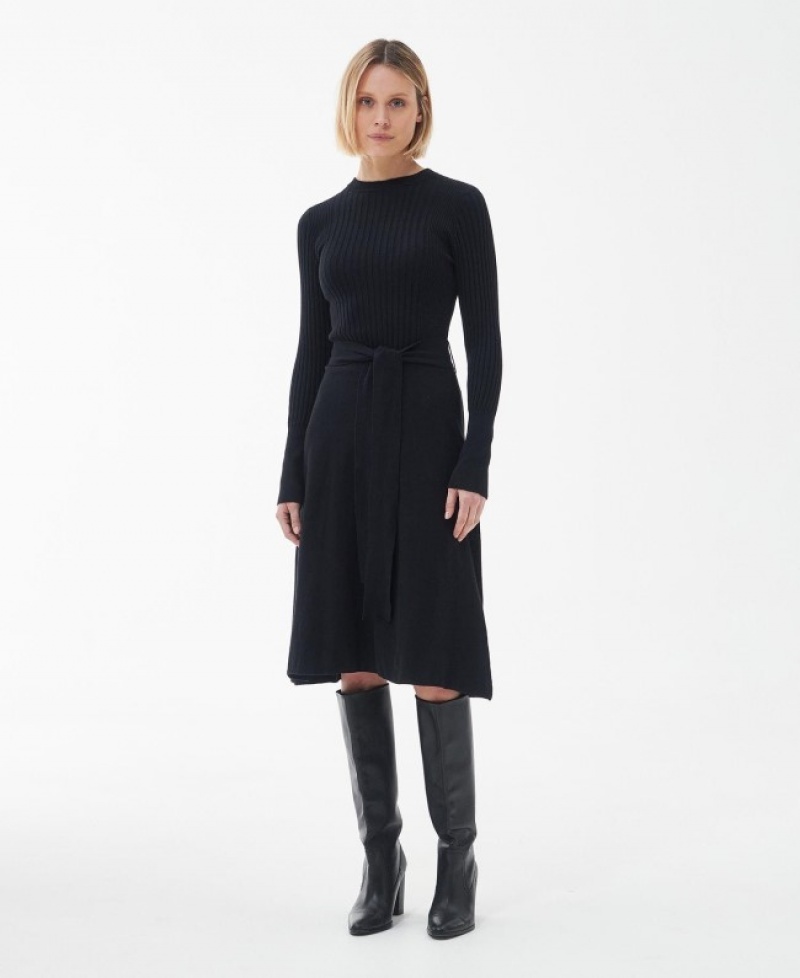 Vestido Barbour Amal Midi Mujer Negros Mexico | V1V43265