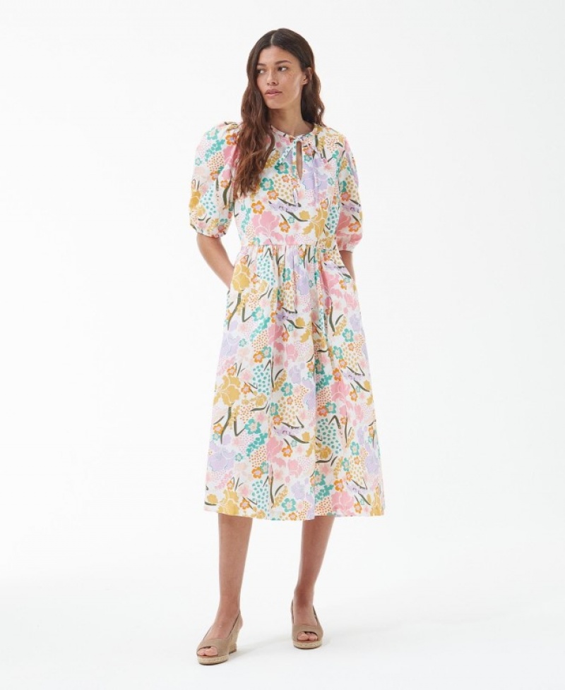 Vestido Barbour Delphinium Midi Mujer Multicolor Mexico | T9A84888