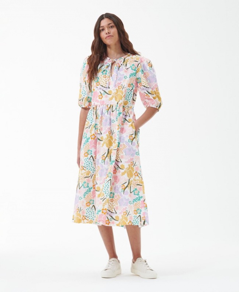 Vestido Barbour Delphinium Midi Mujer Multicolor Mexico | T9A84888