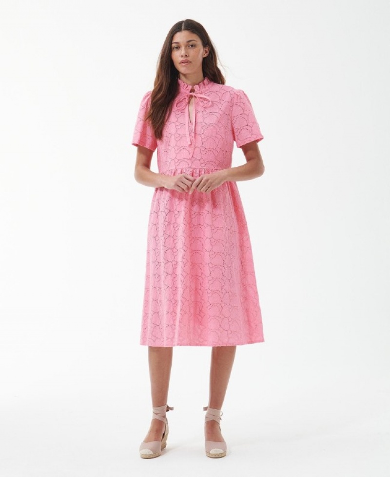 Vestido Barbour Palmetto Midi Mujer Rosas Mexico | O6H81923