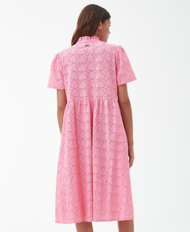 Vestido Barbour Palmetto Midi Mujer Rosas Mexico | O6H81923