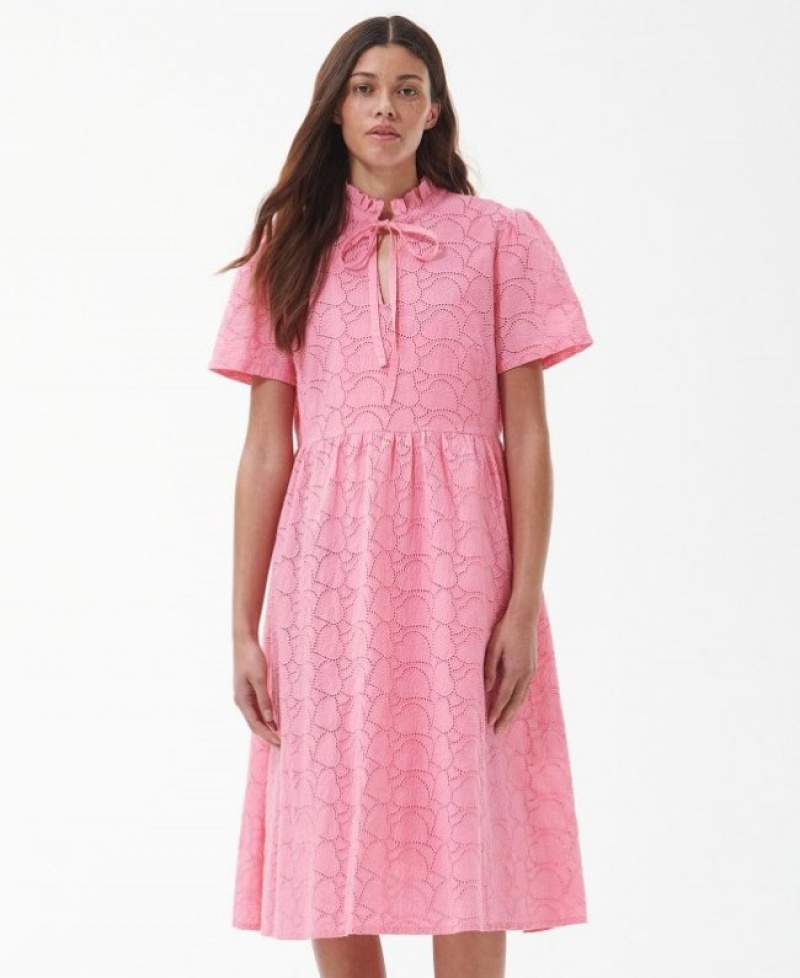 Vestido Barbour Palmetto Midi Mujer Rosas Mexico | O6H81923