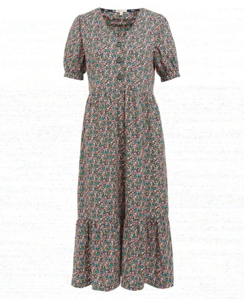 Vestido Barbour Pansy Midi Mujer Multicolor Mexico | G1F70407