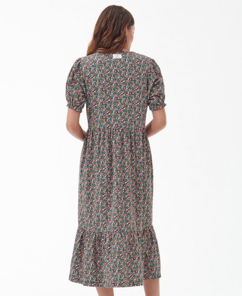 Vestido Barbour Pansy Midi Mujer Multicolor Mexico | G1F70407