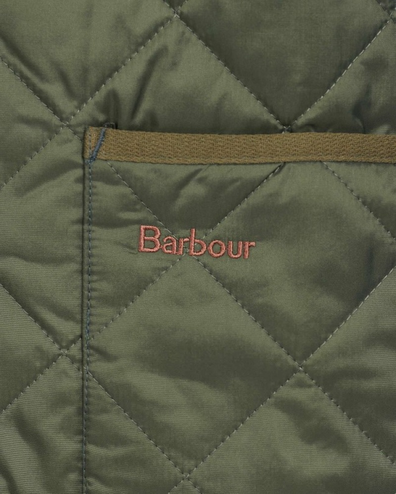 Chalecos Barbour Acolchado Zip-In Liner Waistcoat Hombre Verde Oliva Mexico | R8K18405