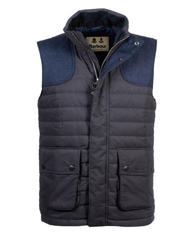 Chalecos Barbour Bradford Gilet Hombre Azules Mexico | Y3K39241