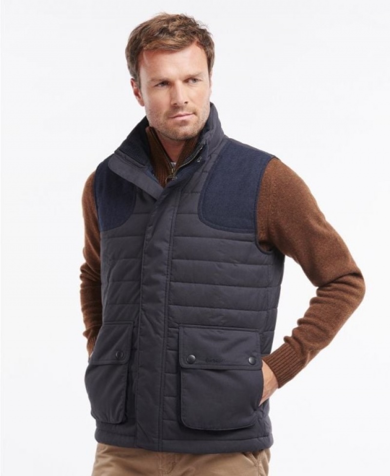 Chalecos Barbour Bradford Gilet Hombre Azules Mexico | Y3K39241