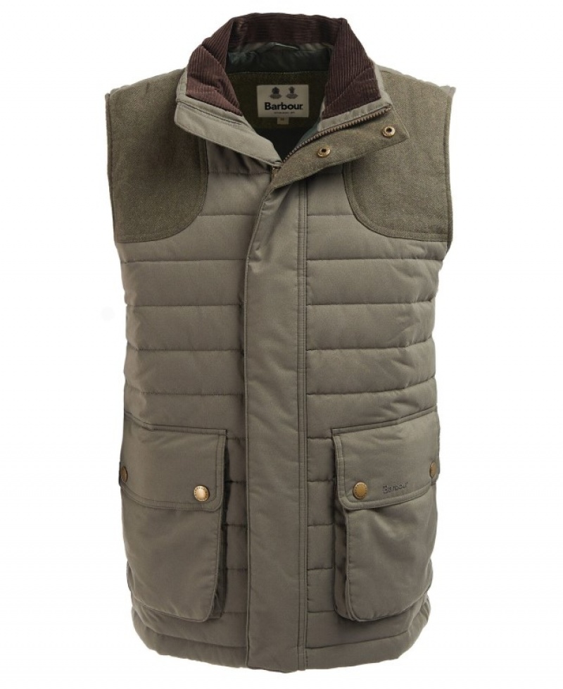 Chalecos Barbour Bradford Gilet Hombre Verdes Mexico | G5Y90977