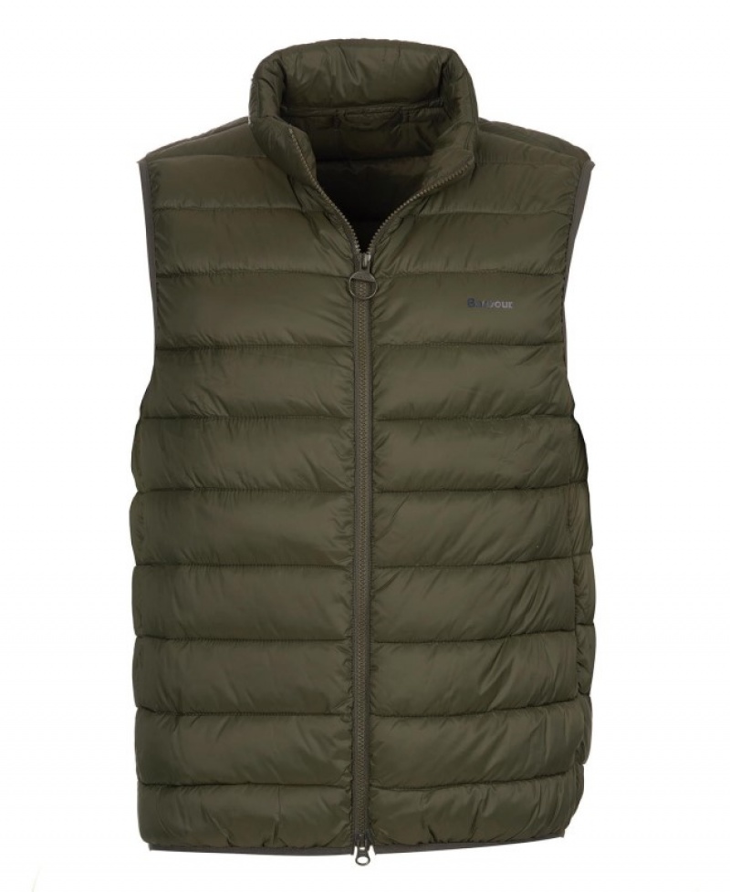 Chalecos Barbour Bretby Gilet Hombre Verde Oliva Mexico | X0X13406