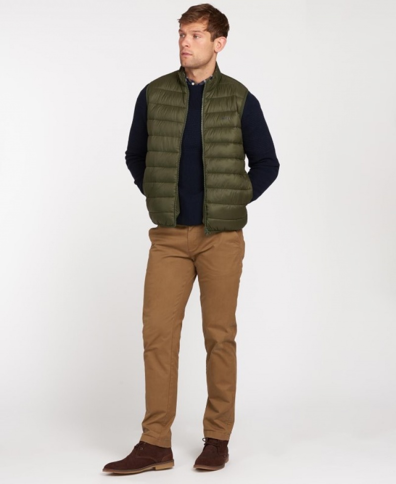 Chalecos Barbour Bretby Gilet Hombre Verde Oliva Mexico | X0X13406