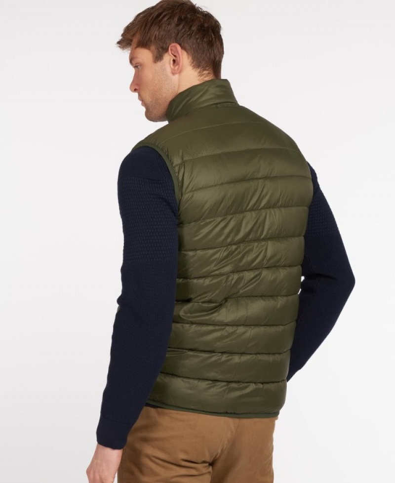 Chalecos Barbour Bretby Gilet Hombre Verde Oliva Mexico | X0X13406