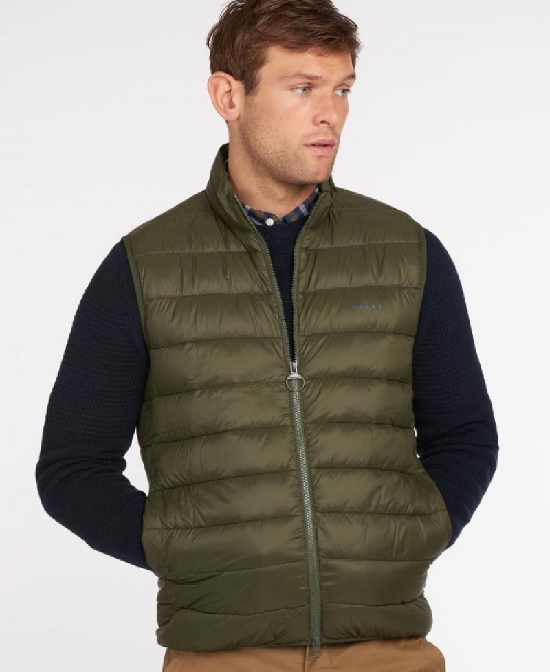 Chalecos Barbour Bretby Gilet Hombre Verde Oliva Mexico | X0X13406