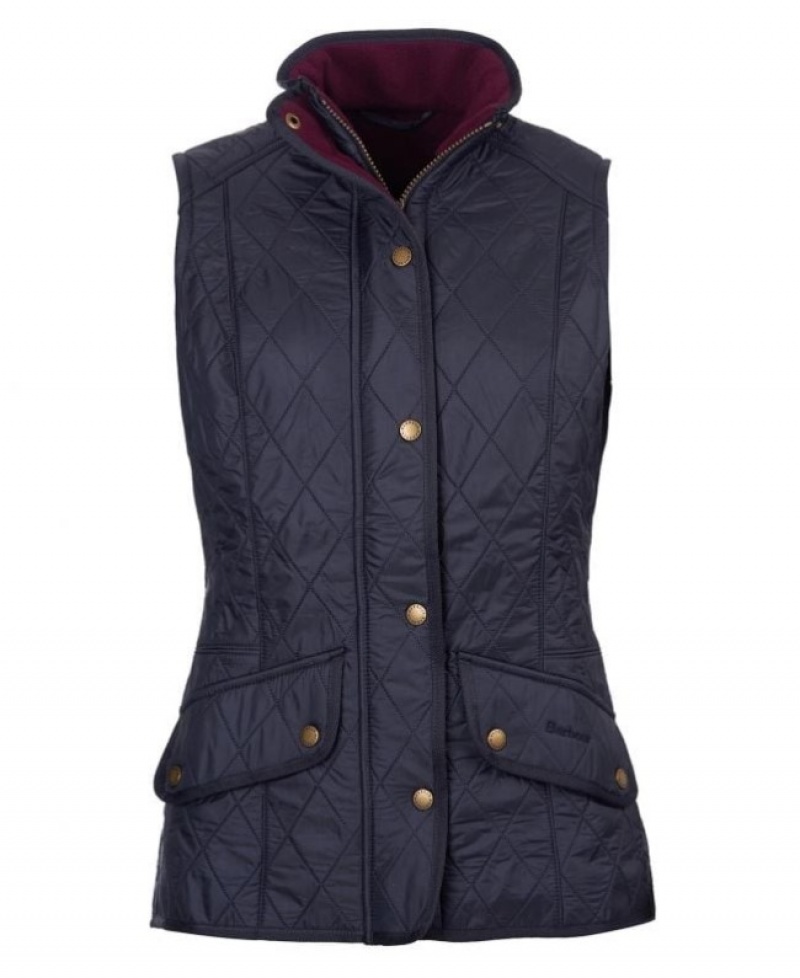 Chalecos Barbour Cavalry Gilet Mujer Azules Mexico | S6V42282