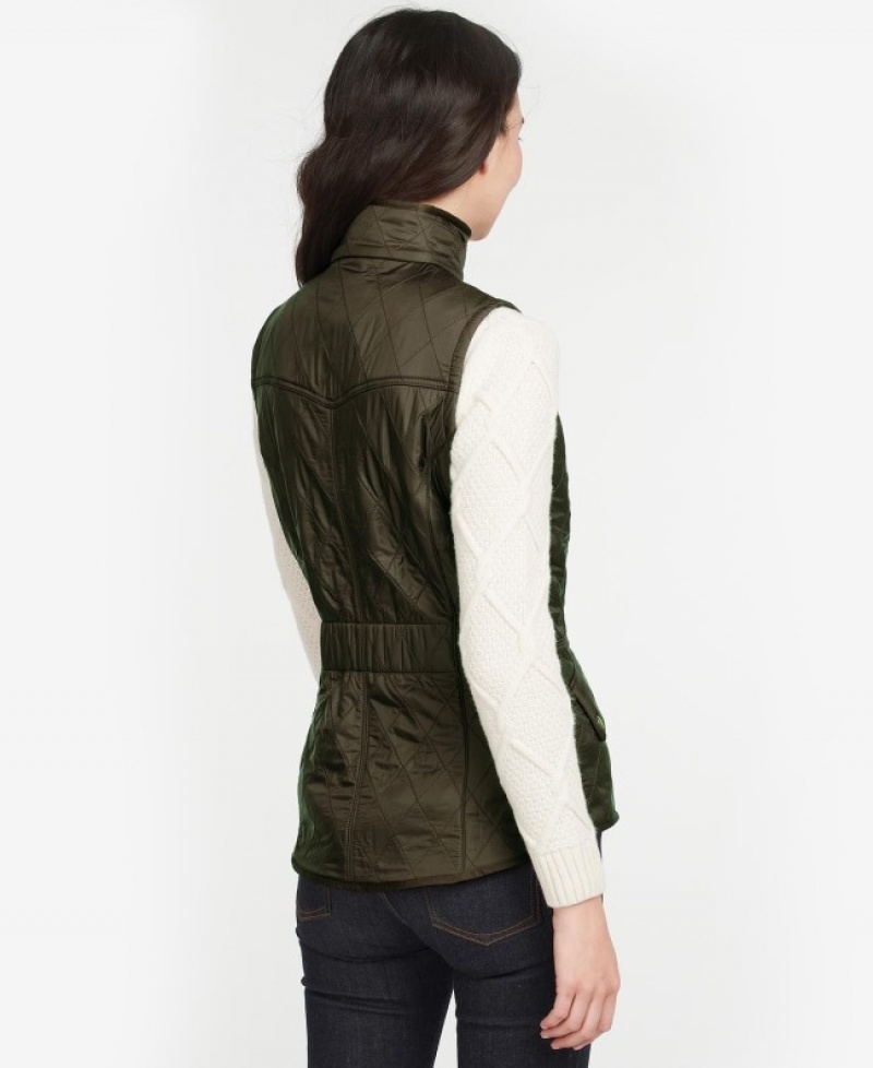 Chalecos Barbour Cavalry Gilet Mujer Verdes Mexico | S9M63239