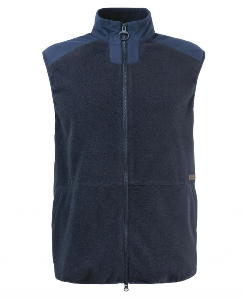 Chalecos Barbour Country Fleece Gilet Hombre Azul Marino Mexico | N2V52174