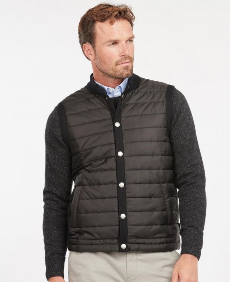 Chalecos Barbour Essential Gilet Hombre Negros Mexico | G5A66257