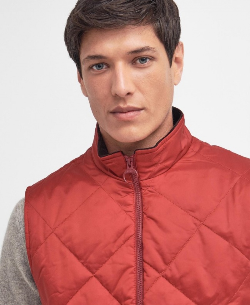 Chalecos Barbour Finn Gilet Hombre Rojos Mexico | Z0C15158