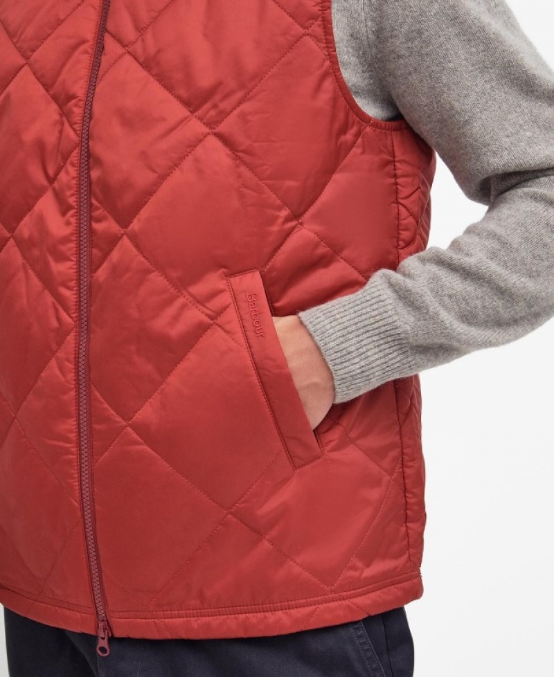 Chalecos Barbour Finn Gilet Hombre Rojos Mexico | Z0C15158