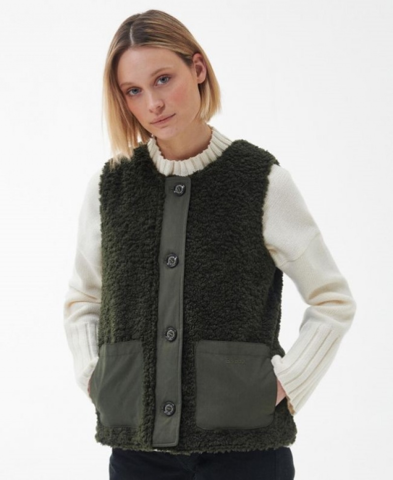 Chalecos Barbour Kintra Liner Waistcoat Mujer Verdes Mexico | M0E36170