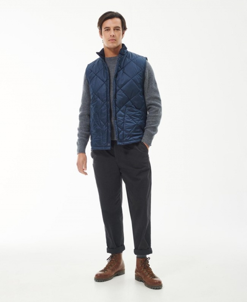 Chalecos Barbour Liddesdale Gilet Hombre Azul Marino Mexico | S5G18167