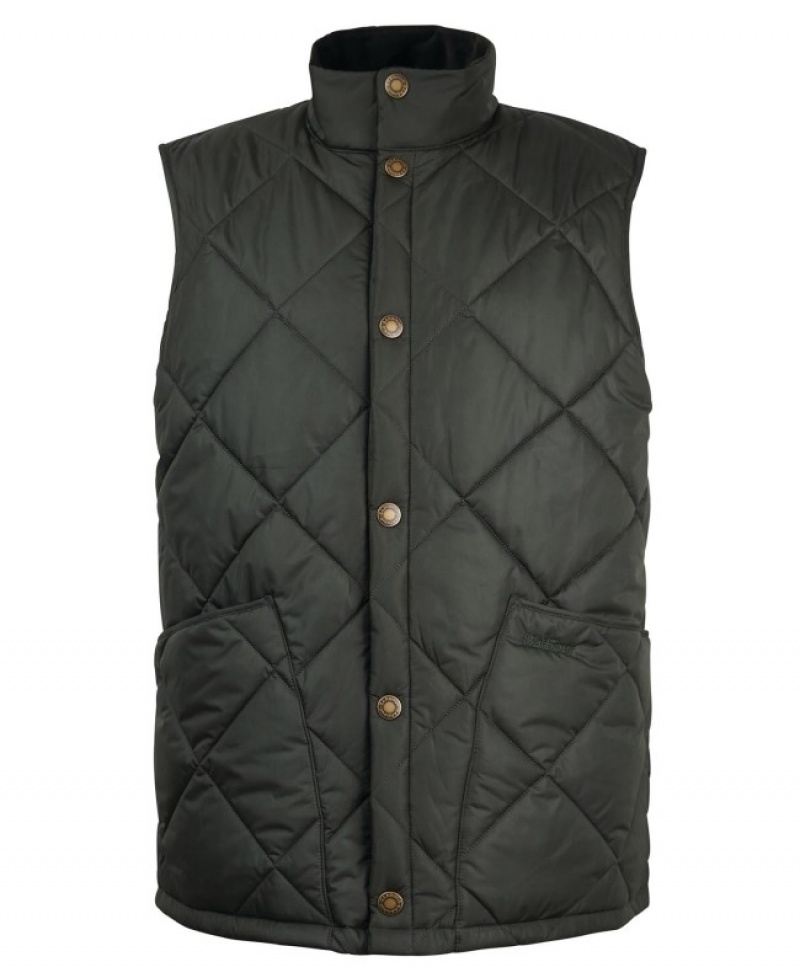 Chalecos Barbour Liddesdale Gilet Hombre Verdes Mexico | X5U44304