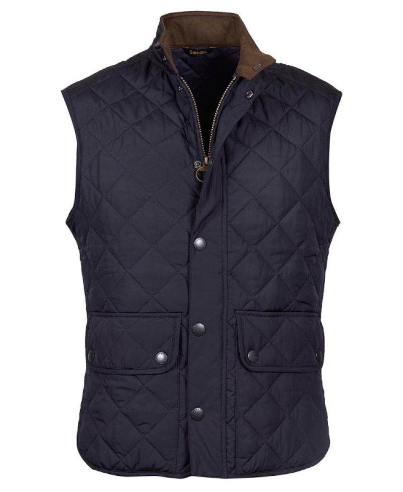 Chalecos Barbour Lowerdale Gilet Hombre Azul Marino Mexico | K0G21009