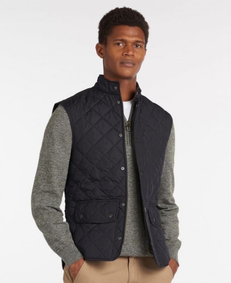 Chalecos Barbour Lowerdale Gilet Hombre Azul Marino Mexico | K0G21009