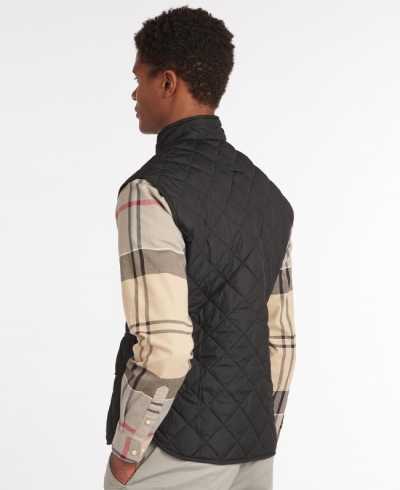 Chalecos Barbour Lowerdale Gilet Hombre Negros Mexico | O6S85734