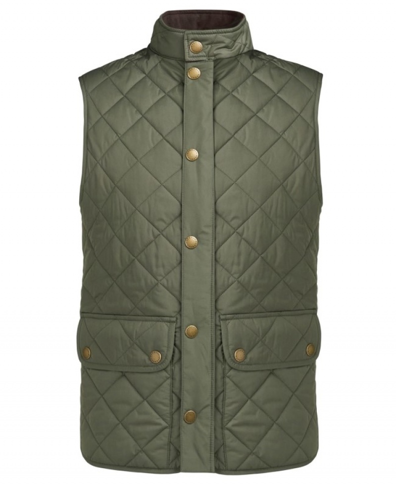 Chalecos Barbour Lowerdale Gilet Hombre Verdes Mexico | V9K54951