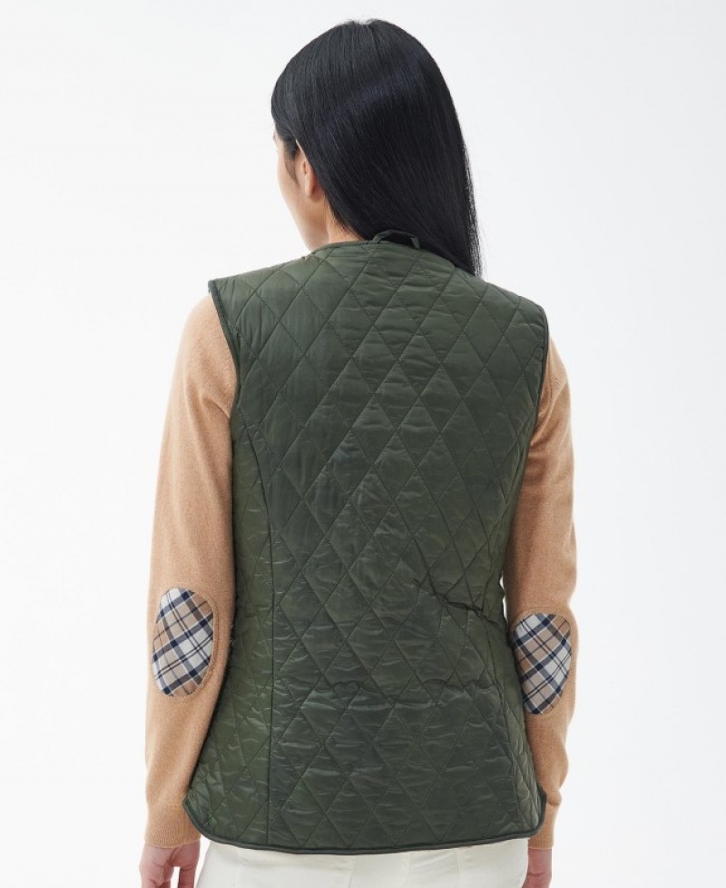 Chalecos Barbour Markenfield Liner Waistcoat Mujer Verdes Mexico | E7F48643