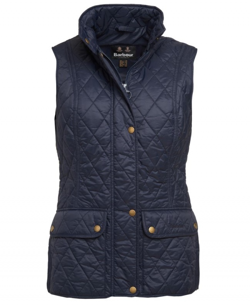 Chalecos Barbour Otterburn Gilet Mujer Azul Marino Mexico | D1V07007