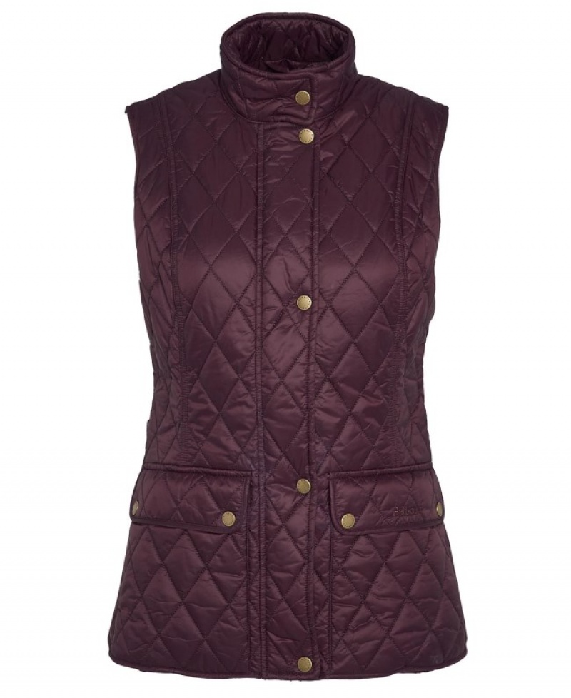 Chalecos Barbour Otterburn Gilet Mujer Rojos Mexico | Z4I15864