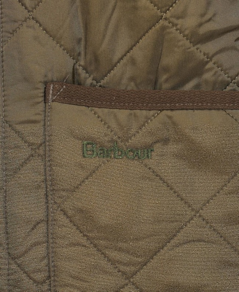 Chalecos Barbour Polarquilt Zip-In Liner Waistcoat Hombre Verde Oliva Mexico | P0G52610